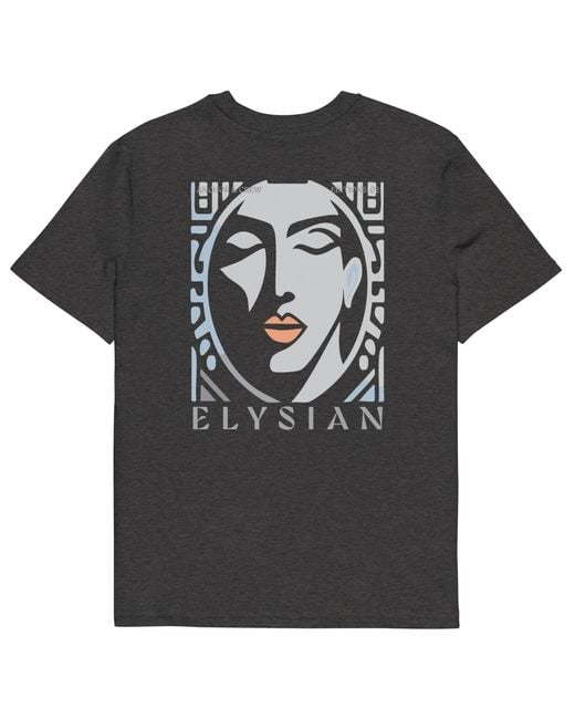 Anchor and Crew Black Heather Two Elysian Editions Organic Cotton T-Shirt for men