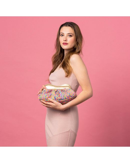 Danni Ro Red Lisbon Baby Clutch