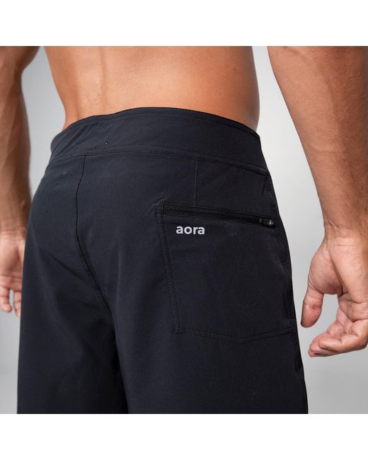 Aora Athletics Black Essential Swim Short for men