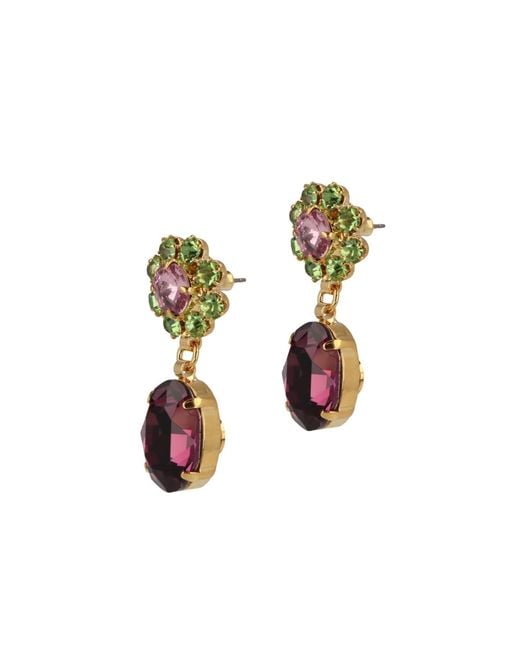 Otazu Green Summer Love Flower Earrings