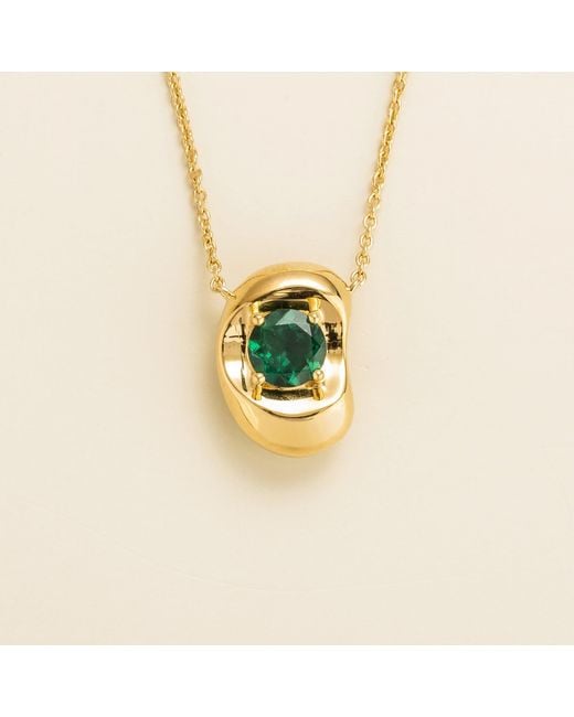 Juvetti White Fava Necklace