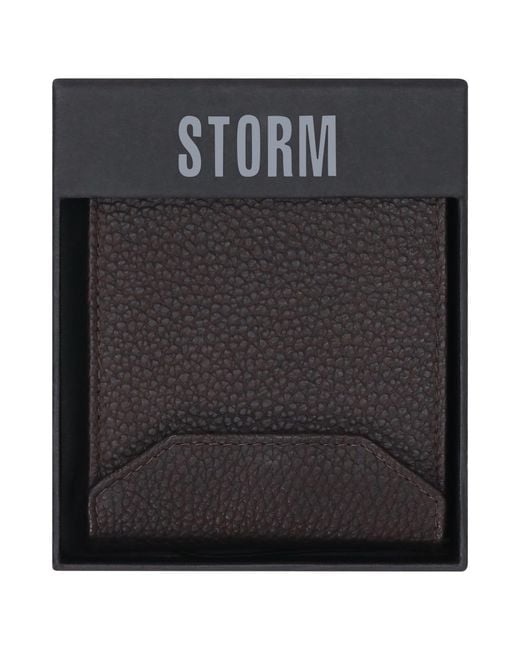 Storm Black Ariadne Leather Wallet for men