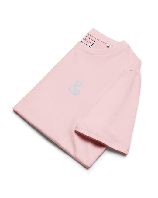 Anchor and Crew Pink Cotton Just Tour. Seeker Organic Cotton T-Shirt