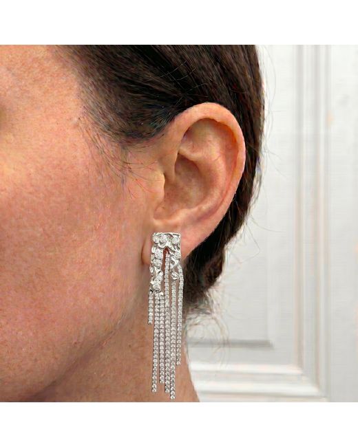 Martina Rozenberg Smira Jewelry White Vela Earrings