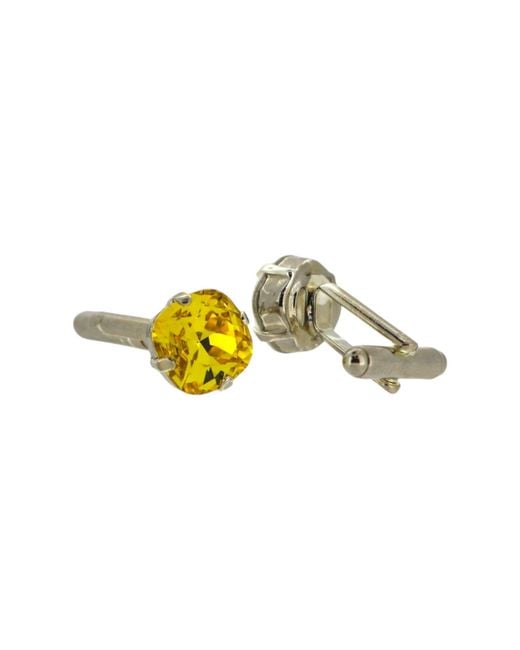 Vicki Sarge Metallic The Stud Cufflink for men