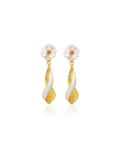 Milou Jewelry Metallic Infinity Drop Earrings