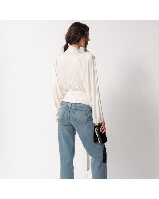 Concepto White Lila Fluid Top