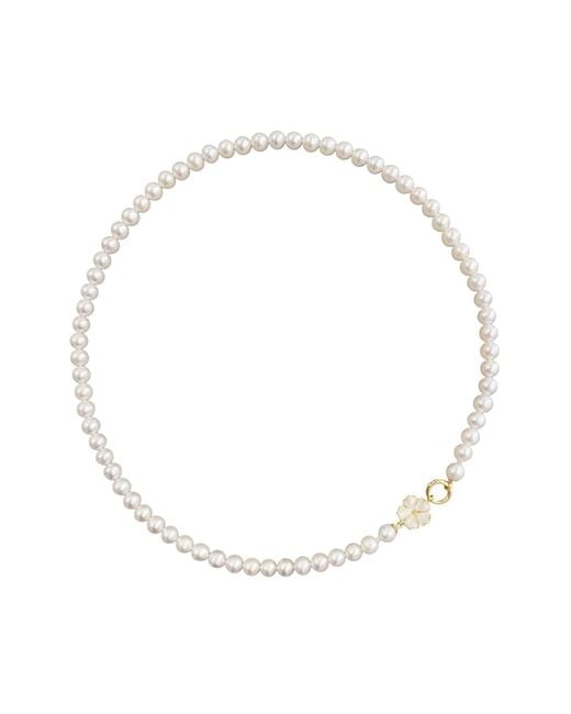 Agora Jewellery Metallic Bavella Pearl Necklace