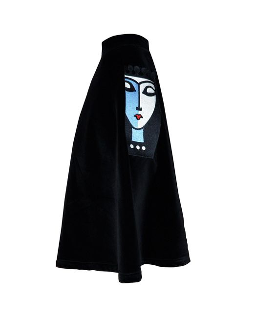 My Pair Of Jeans Black Jack Round Skirt