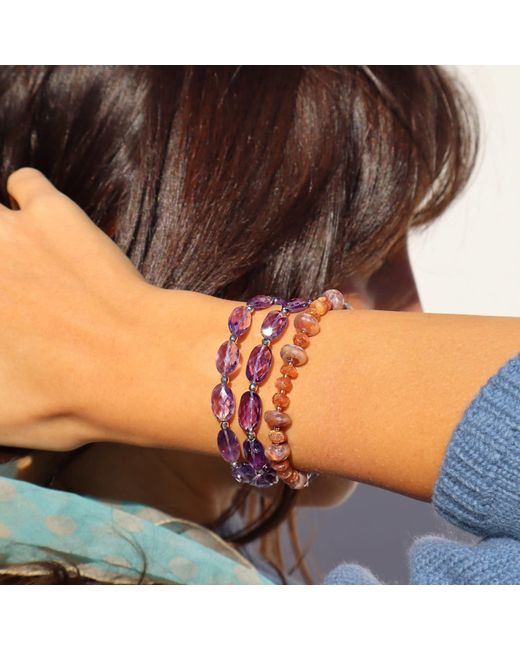Mineralgems•Studio Purple Top Quality Amethyst Bracelet