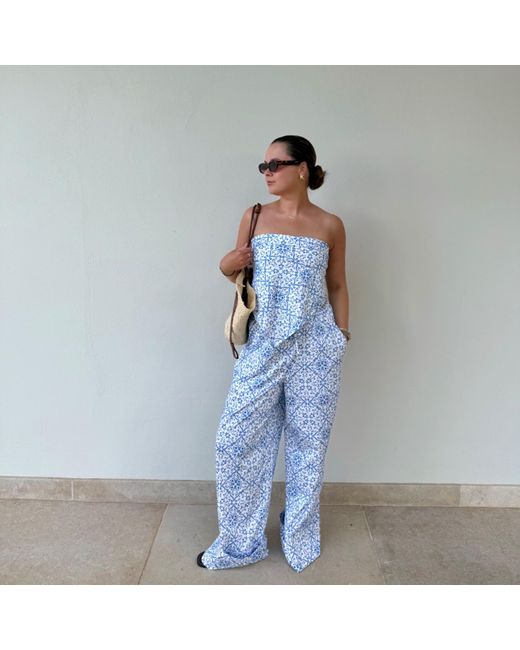 The Etta Collection Blue Veronica Scarf