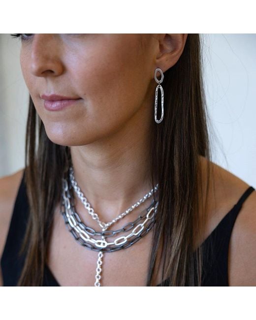 Loni Paul Jewelry White Swirl Earrings