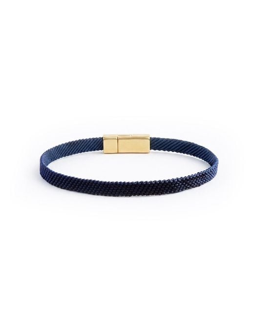 Karma and Luck Blue Forever Grateful String Magnetic Bracelet for men