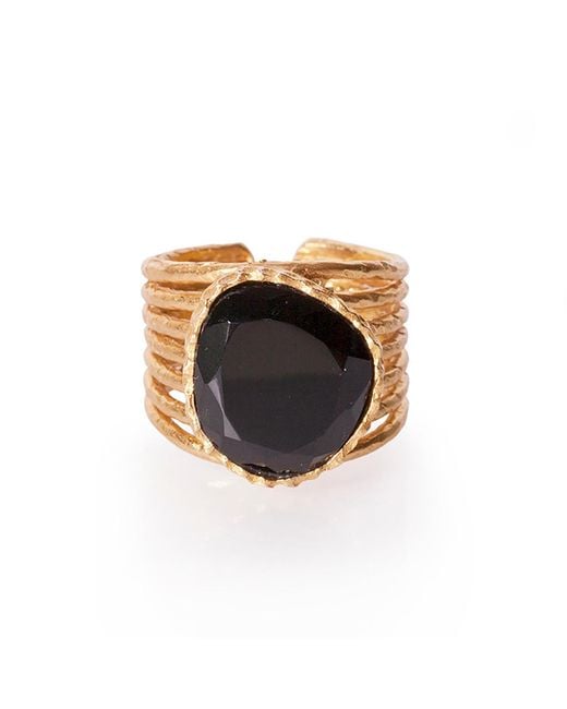 Christina Greene Black Stackable Ring