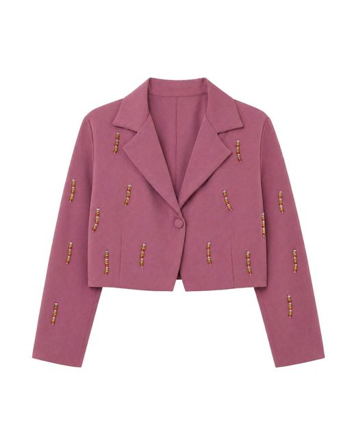 San Malo Purple Lara Blazer