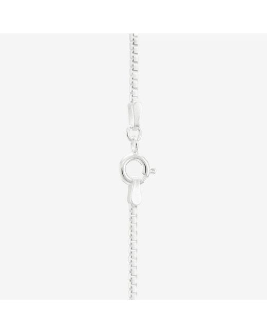7879 Metallic Boxed Chain Necklace