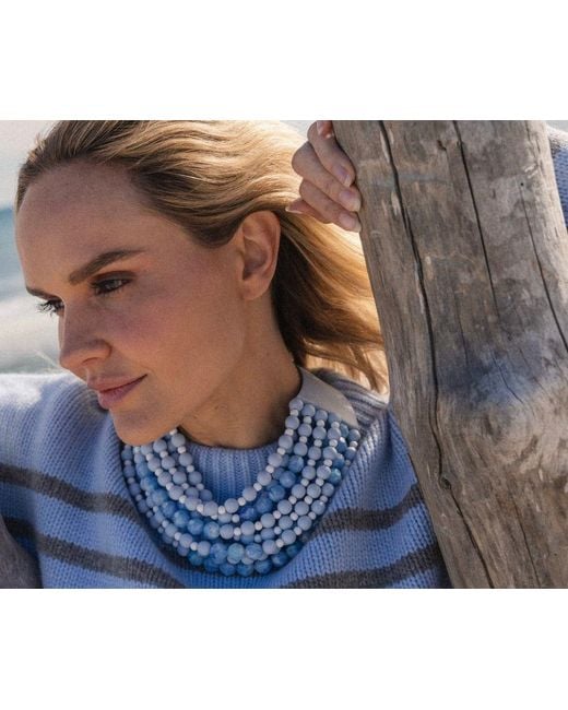 Fairchild Baldwin Blue Chelsea Cornflower Necklace