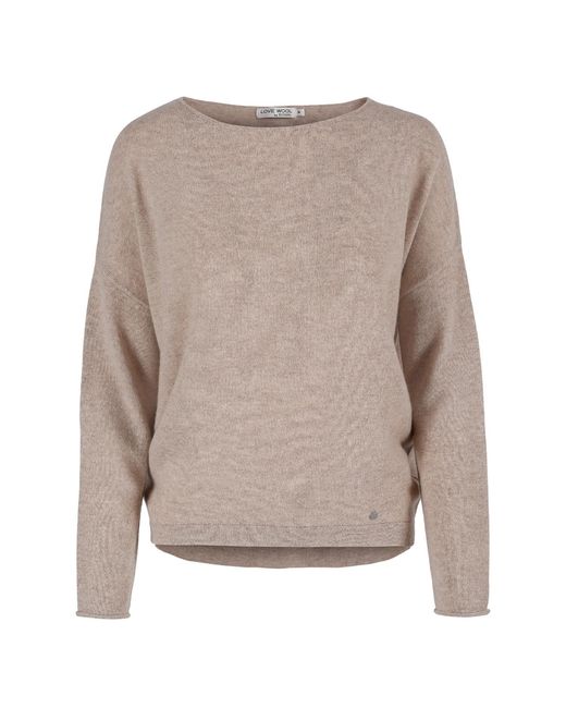 tirillm Gray Ally Cashmere Boatneck Pullover