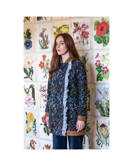 Absurde Blue Anastasia Bomber Jacket