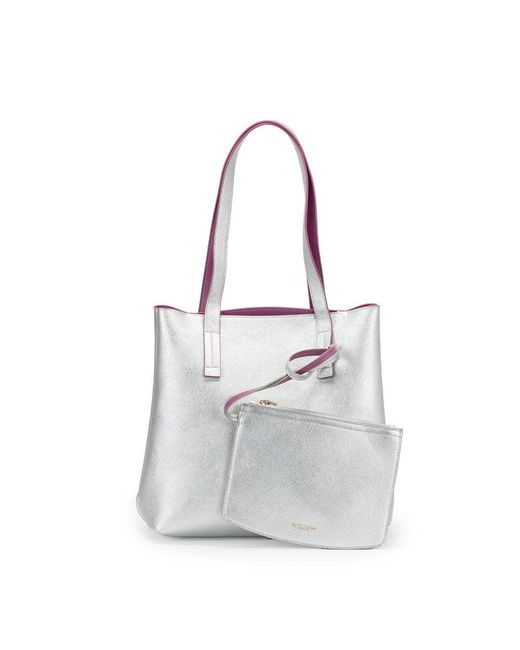 CAMPO MARZIO Roma 1933 Purple Iconic Midi Tote Bag