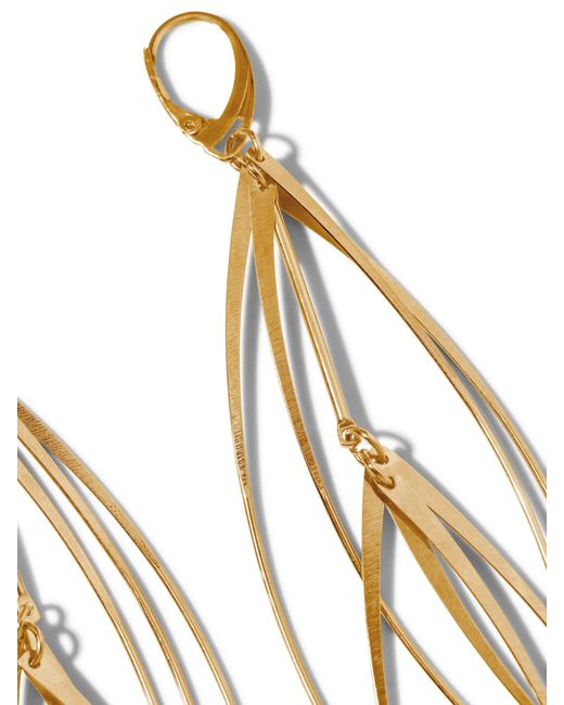 Jaredjamin Metallic Short Tinsel Earrings