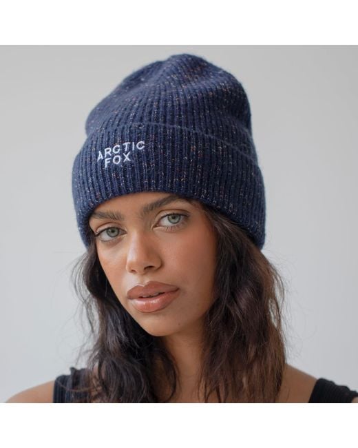 Arctic Fox & Co. Blue The Embroidered Beanie