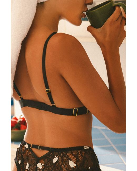 Empress Mimi Black Swan Maidens Bralette