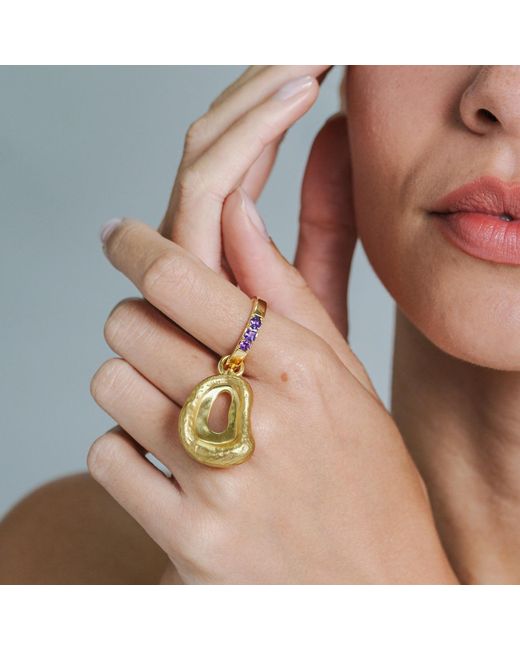 Onia Metallic Amla Form Charm