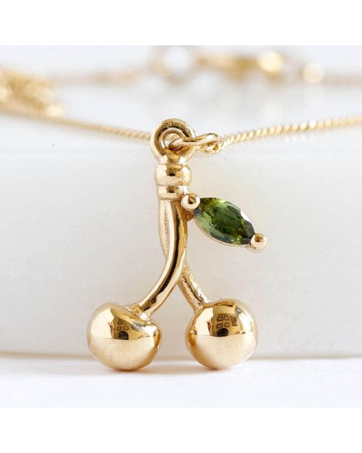 Lee Renee Metallic Cherry & Tourmaline Leaf Bracelet