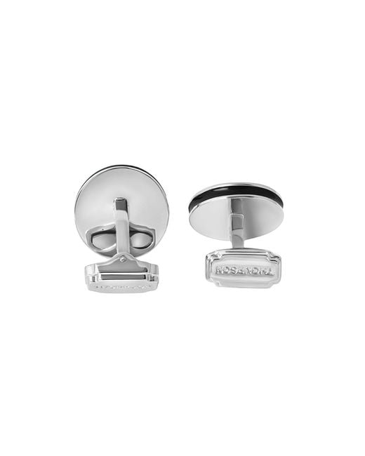 Tateossian Metallic Thompson Cairo Cufflinks With Enamel for men