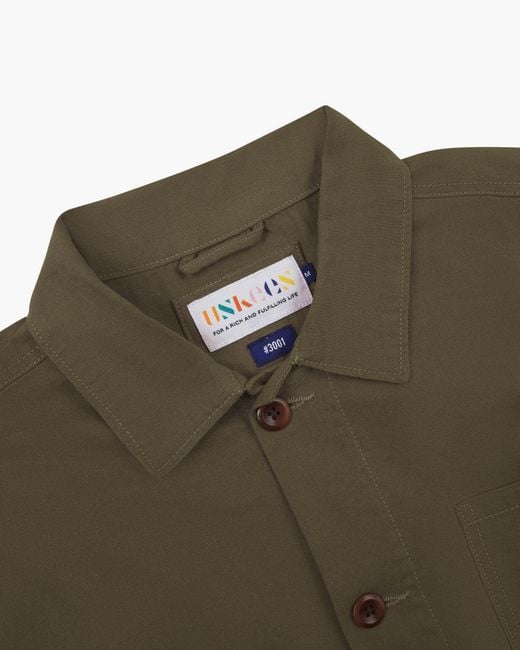 Uskees Green Overshirt for men