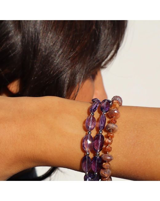 Mineralgems•Studio Purple Top Quality Amethyst Bracelet
