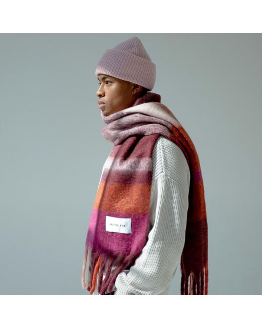 Arctic Fox & Co. Red The Stockholm Scarf Autumnal Falls