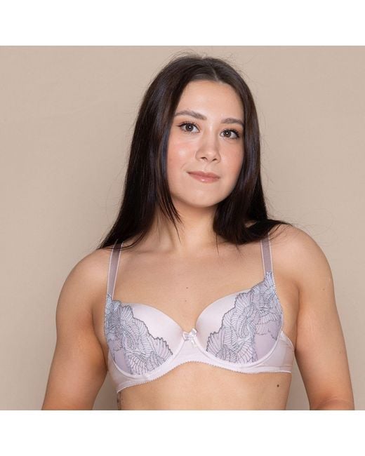 BonBon Lingerie Gray Neutrals Hope Push-Up Bra