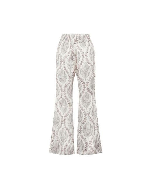 Aguaclara White Neutrals Sultana Pants