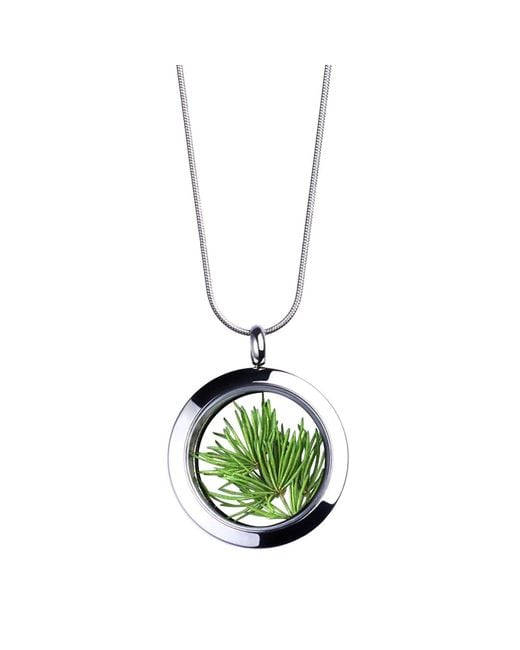 My Little Nature Metallic Pine Needles Necklace For Her