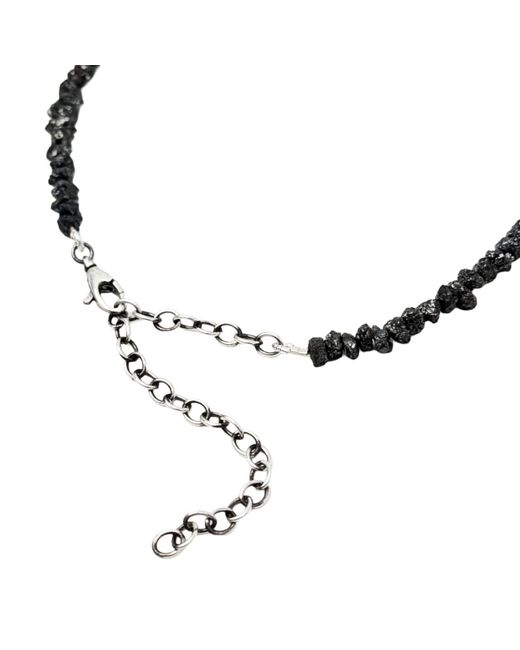 Rahul's Jewels Brown 16"-19" Adjustable Length Genuine Diamond Rough Strand Necklace