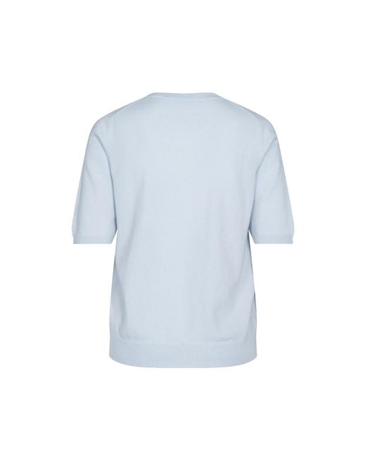 tirillm Blue Alina Cashmere T_ Shirt- Light