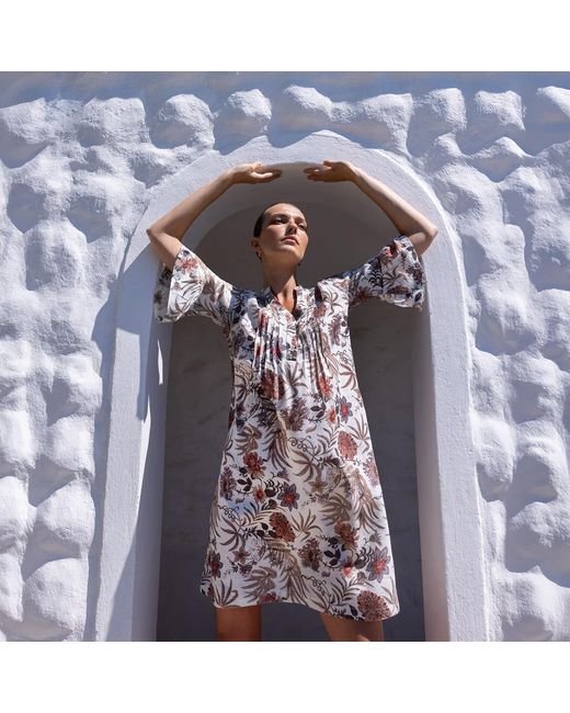 Haris Cotton Multicolor Printed Dress