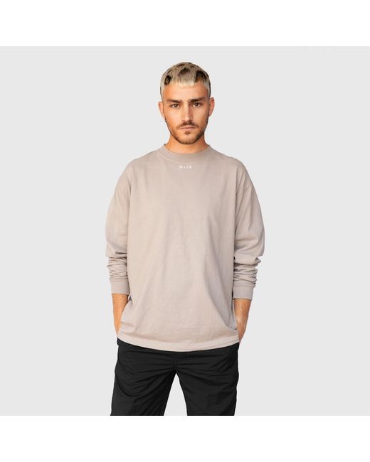 Dont Eat the Homies Gray Neutrals Deth Long Sleeve for men