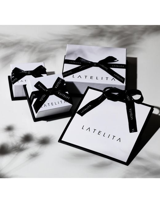 Latelita London Metallic Initial Bangle W