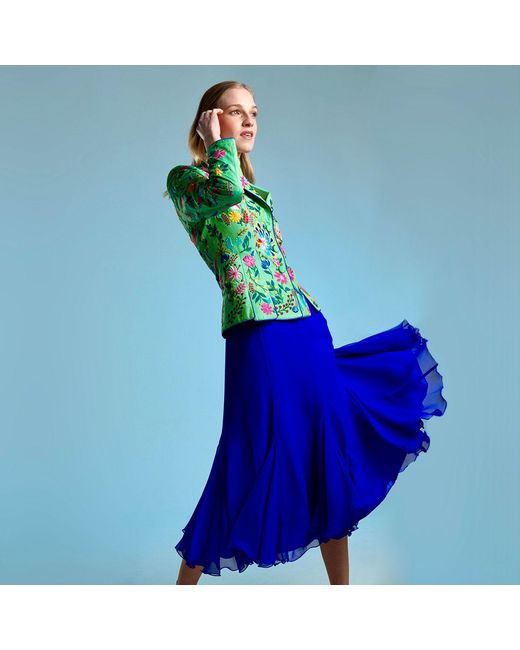 Beatrice von Tresckow Green Aqualime Secrets Of Eden Cormor Revere Jacket