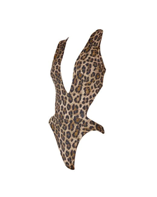 Room 24 Metallic Fanny One Piece Leopard