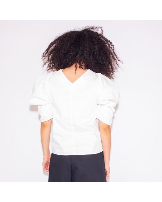 Bianca Popp White Victorian Sleeves Blouse