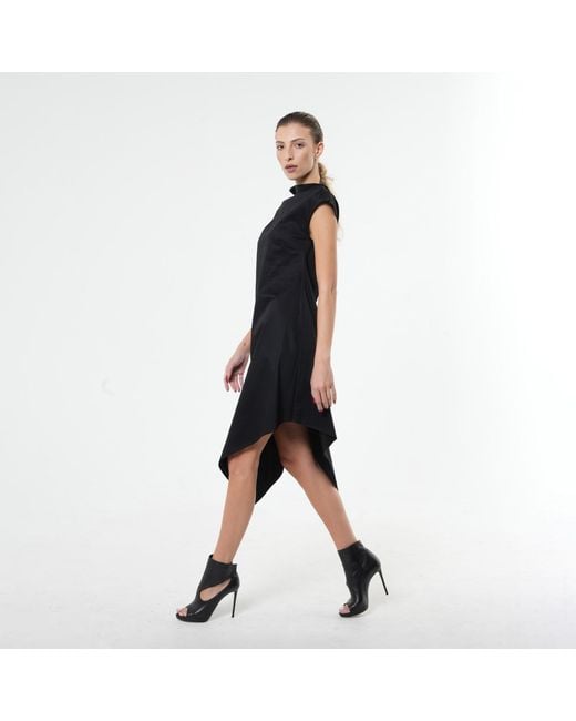 Metamorph Blue Elegant Asymmetrical Dress
