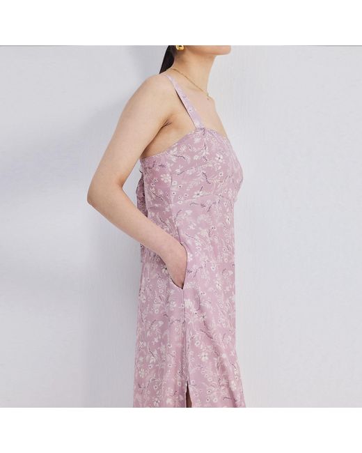 REISTOR Pink Perfect Floral Maxi With Tapered Straps