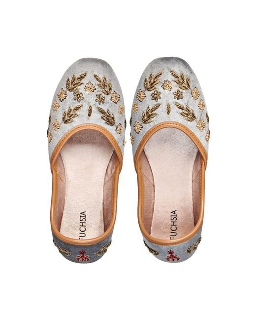 Fuchsia Shoes Gray Nawal