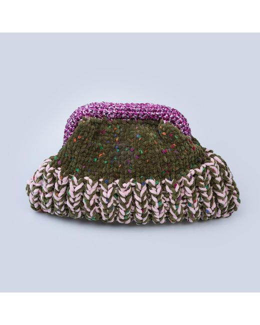 Sibylla Delphica Multicolor Olivia- Crochet Clutch