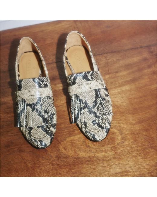 Mariano Shoes Brown Neutrals Constância Loafer Snake Effect