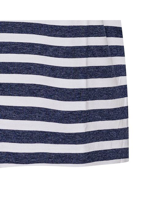 Conquista Blue Striped Top